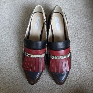 Cole Haan Women's Red, Black, and Brown Loafers